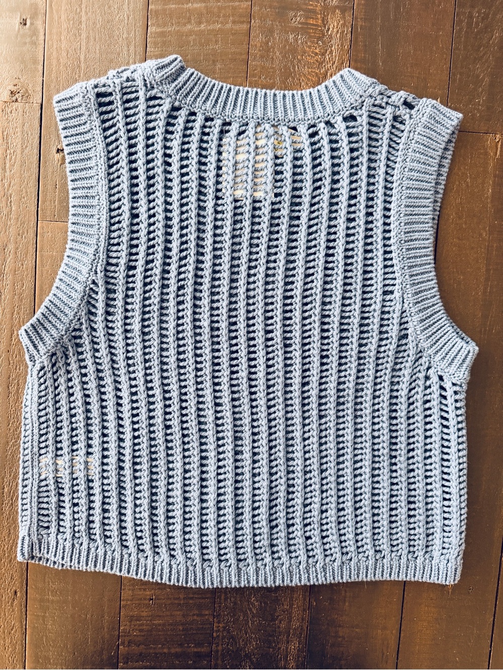 Offline by Aeri Crochet Sweater Vest - Picture 2 of 3